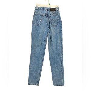 Vintage Levi'‎ Strauss 881 Fit Tab Blue Jeans 1992 orange tab women’s size 12
